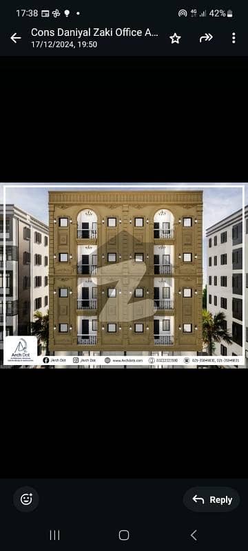 Prime Location 950 Square Feet Flat For sale In DHA Phase 7 Extension