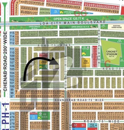 LDA City Lahore Block C 5 Marla Possession Plot Available