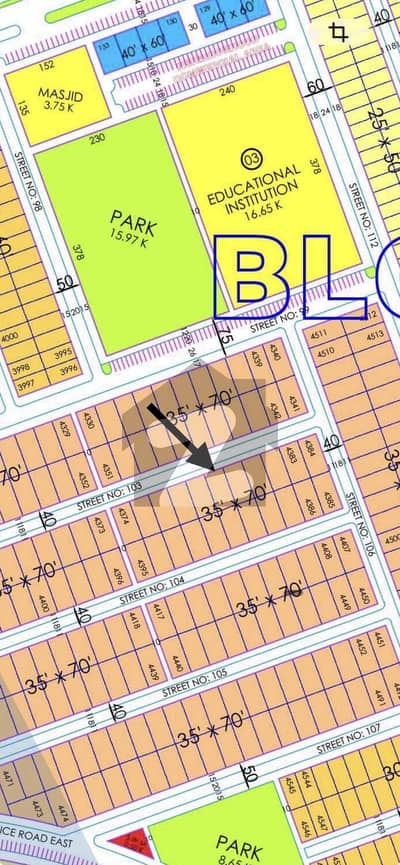 10 Marla plot for sale near arch