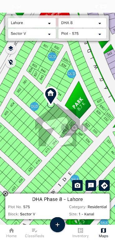 ڈی ایچ اے فیز 8 ڈیفنس (ڈی ایچ اے),لاہور میں 2 کنال رہائشی پلاٹ 12.0 کروڑ میں برائے فروخت۔