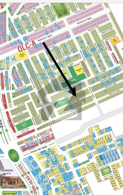 بحریہ آرچرڈ لاہور میں 5 مرلہ رہائشی پلاٹ 53.0 لاکھ میں برائے فروخت۔