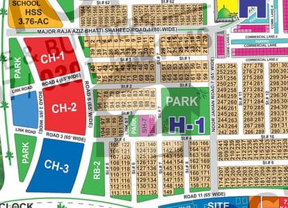 Spacious 1 Kanal Plot Build Your Luxurious Lifestyle Plot Sector H in DHA MULTAN PHASE- 1