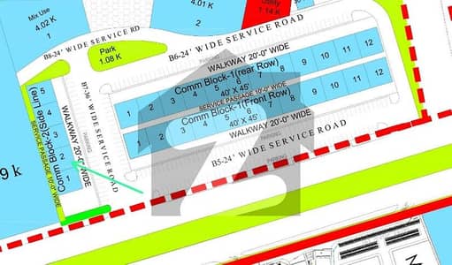 8 Marla Commercial Plot Available For Sale In Dha Expressway