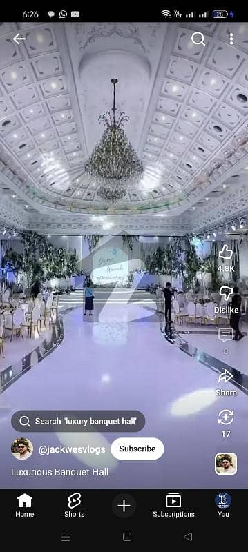 Avail Yourself A Great 1600 Square Yards Brand New running banquet hall Residential Plot In Rashid Minhas Road