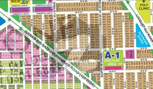 Prime Location Plot in Sector A Kanal CORNER EXTRA LAND with 120 ft road and Ideal for Living & Investment