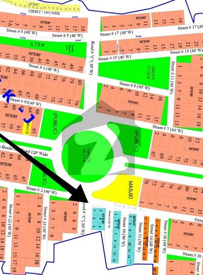 A CORNER PRIME LOCATION PLOT IS UP FOR SALE