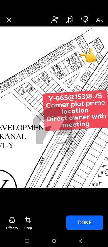 corner possession plot phase 8 Y Block