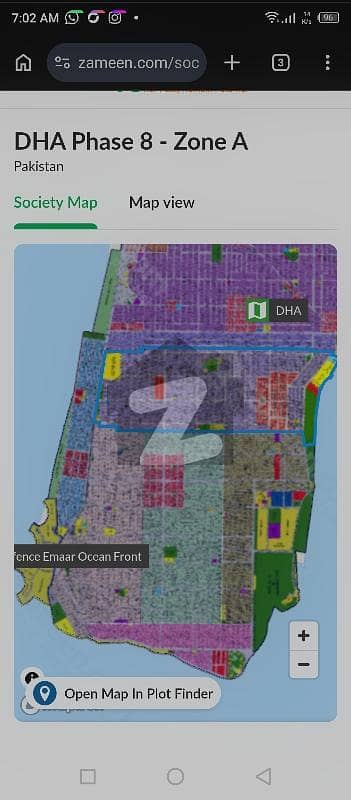 Defance Phase 8 2000 yard plot for sale Khyban e Arafat