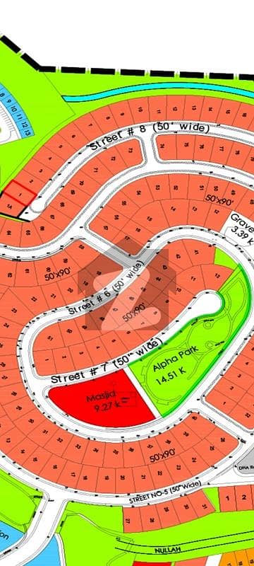 Dha phase 3 rawalpindi 1 kanal plot for sale good location near mosque And park