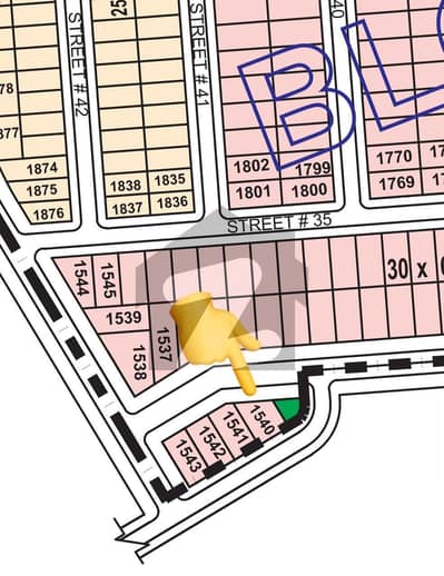 فیصل مارگلہ سٹی بی ۔ 17,اسلام آباد میں 8 مرلہ رہائشی پلاٹ 1.3 کروڑ میں برائے فروخت۔