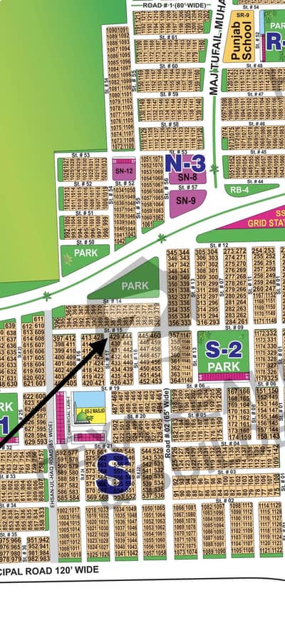 ڈی ایچ اے فیز 1 ۔ سیکٹر ایس ڈی ایچ اے فیز 1,ڈی ایچ اے ڈیفینس,ملتان میں 1 کنال رہائشی پلاٹ 53.0 لاکھ میں برائے فروخت۔