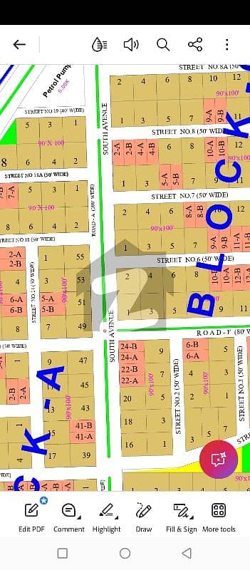 2 Kanal solid plot on Main Double Road A, Block C
