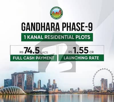 1 kanal dha Gandhara plots for sale