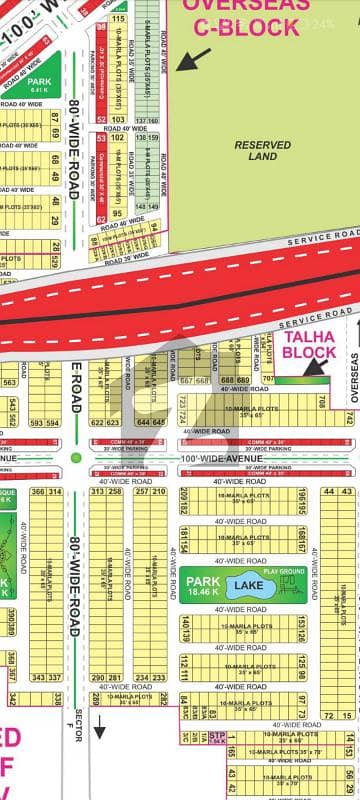 10 Marla Possession Plot For Sale in Talha Block Bahria Town Lahore