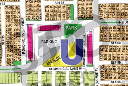 4 Marla PRIM LOCATION Commerical plot for sale Sector U in DHA MULTAN Phase-1