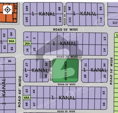 آرکیٹیکٹس انجنیئرز ہاؤسنگ سوسائٹی لاہور میں 1 کنال رہائشی پلاٹ 3.6 کروڑ میں برائے فروخت۔