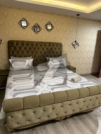 GOLD Creast Apparment 3 Bedroom Brand New Fully Furnished  Apartment GOLD Creast (1800 Sq Feet Approx) Available For Rent Long Time On Daily, Weekly &Amp; Monthly Basis In Gold Crest Mall, DD Block, Phase 4, DHA Lahore.