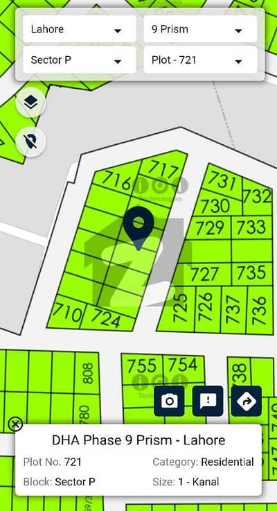 سستا ترین پلاٹ  1Kanal residential Plot for Sale DHA 9P