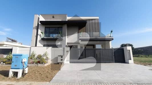 1 Kanal House ( In Block B ) ( On Main Double Road MDR ) ( with Basement ) Model House For Sale in Faisal Town F-18 Islamabad.