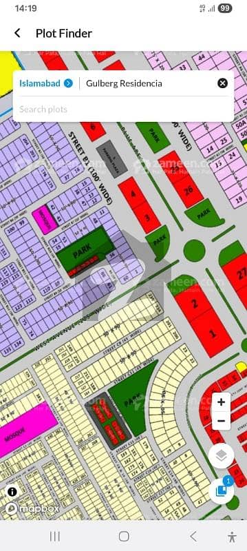 گلبرگ ریزیڈنشیا - بلاک سی گلبرگ ریزیڈنشیا,گلبرگ,اسلام آباد میں 10 مرلہ رہائشی پلاٹ 2.6 کروڑ میں برائے فروخت۔