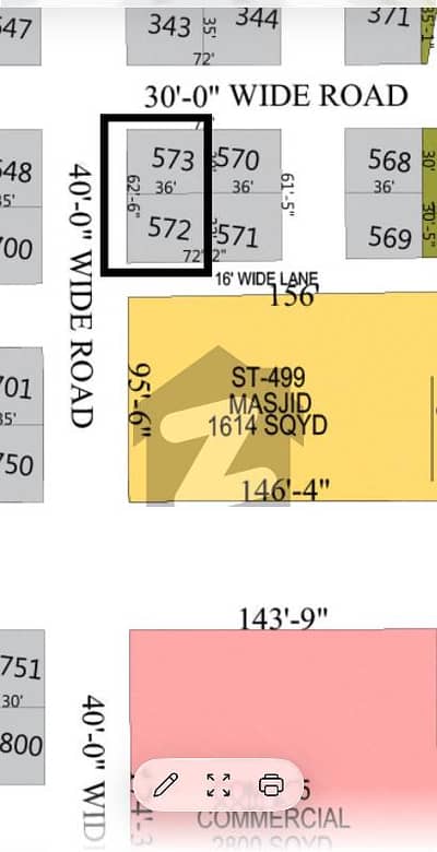 نیا ناظم آباد ۔ بلاک ایم نیا ناظم آباد,کراچی میں 5 مرلہ رہائشی پلاٹ 1.75 کروڑ میں برائے فروخت۔