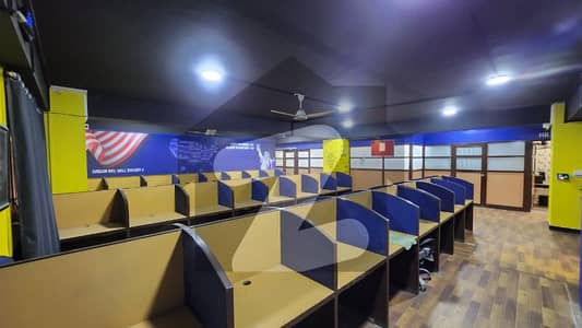 4000 Sq Ft SEMI FURNISHED OFFICE Is Available At Main Shahrah E Faisal 24/7 Building
