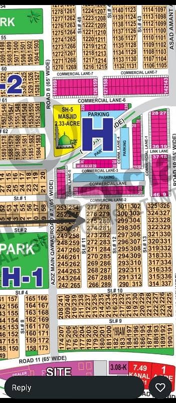 ڈی ایچ اے فیز 1 ۔ سیکٹر ایچ ڈی ایچ اے فیز 1,ڈی ایچ اے ڈیفینس,ملتان میں 1 کنال رہائشی پلاٹ 1.15 کروڑ میں برائے فروخت۔