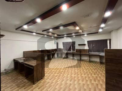 Semi Furnished office 800 sqt available for rent on Prime location of Main Sh e Faisal Karachi