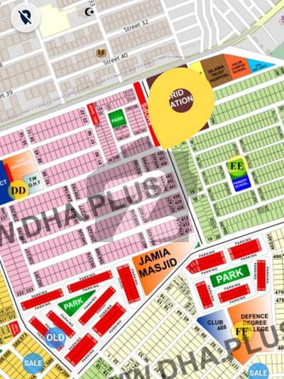 ڈی ایچ اے فیز 4 - بلاک ڈیڈی فیز 4,ڈیفنس (ڈی ایچ اے),لاہور میں 1 کنال رہائشی پلاٹ 5.25 کروڑ میں برائے فروخت۔