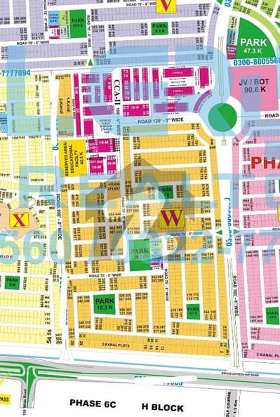ڈی ایچ اے فیز 8 - بلاک ڈبلیو فیز 8,ڈیفنس (ڈی ایچ اے),لاہور میں 1 کنال رہائشی پلاٹ 6.25 کروڑ میں برائے فروخت۔