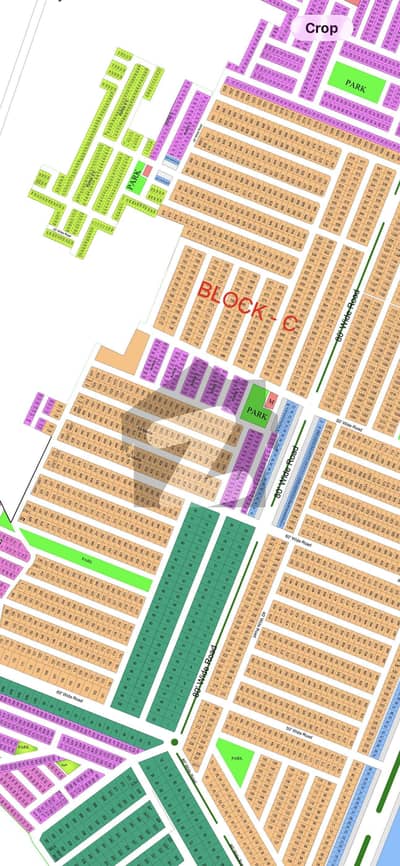 10 Marla plots for Sale Central park Housing Scheme