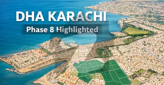 ڈی ایچ اے فیز 8 ڈی ایچ اے ڈیفینس,کراچی میں 1 کنال رہائشی پلاٹ 10.0 کروڑ میں برائے فروخت۔