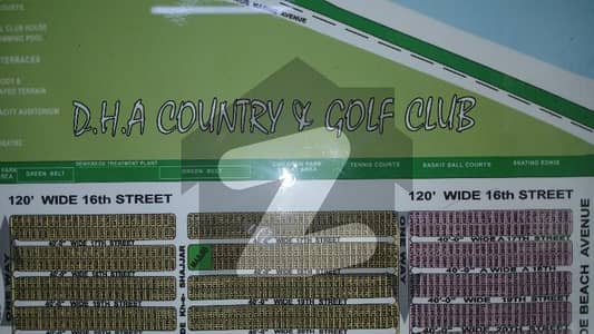 500 yards plot golf facing dha phase 8