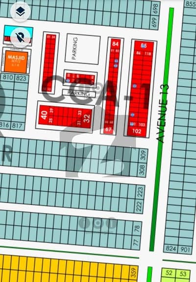 ڈی ایچ اے فیز 7 - سی سی اے1 ڈی ایچ اے فیز 7,ڈیفنس (ڈی ایچ اے),لاہور میں 4 مرلہ کمرشل پلاٹ 3.9 کروڑ میں برائے فروخت۔