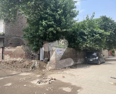 Prime 7 Marla Commercial Corner Plot For Sale LDA Approved Main GT Road, Saeed Park Shahdara, Lahore