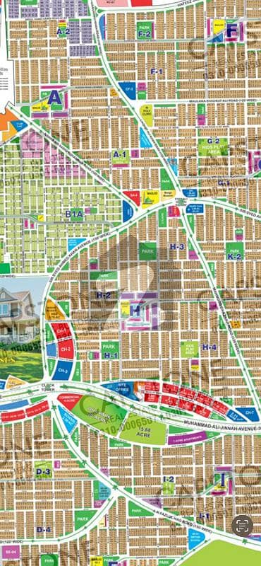 6. Prime Location Plot in Sector H Kanal with 65 ft road and Ideal for Living & Investment