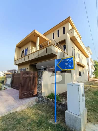 8 Marla Corner ( 30*60 ) Brand New Double Unit House. Available For Sale In Margalla View Co-Operative Housing Society. MVCHS D-17 Extension Islamabad.