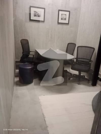 1250 Sq Ft Office For Rent Facing Main Boulevard, Garden Town Lahore Hall Shaped Big Window Facing Road Non Furnished.