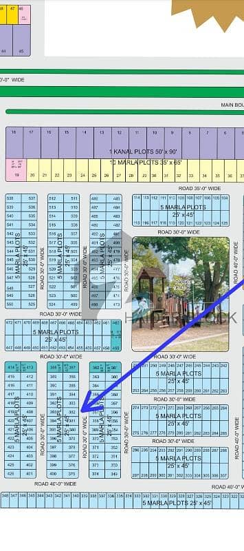 5 Marla Haider Block plot available for sale