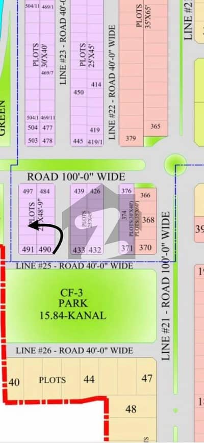 Ready To Buy A Prime Location Residential Plot 5 Marla In Citi Housing - Block A