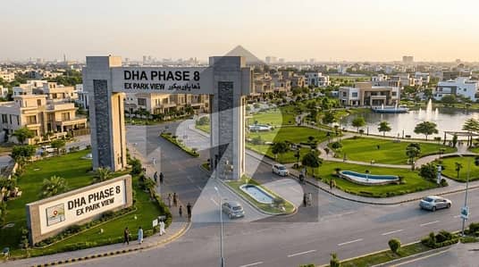 DHA Phase 8 Ex Park View 2+2 Kanal Pair Plot For Sale E Block Main 200ft Road Prime Location