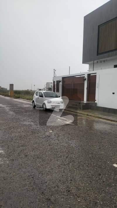 Prime 500 Sq Yds West-Open, Corner Plot, Zone-B, Off Kh-Faisal, DHA Phase-8 Best Deal.