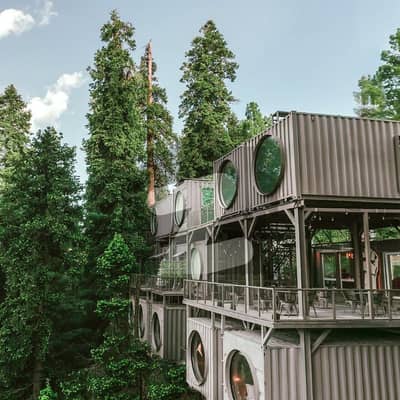 200 Square feet Eco Friendly Container studio apartments already rented to qubed resort nathiya gali.