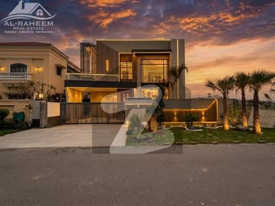FACING PARK EYE CATCHING 1 KANAL SUPER STYLISH LUXURY MODERN VILLA FOR SALE IN DHA PHASE 5 NEAR TO MARKET.