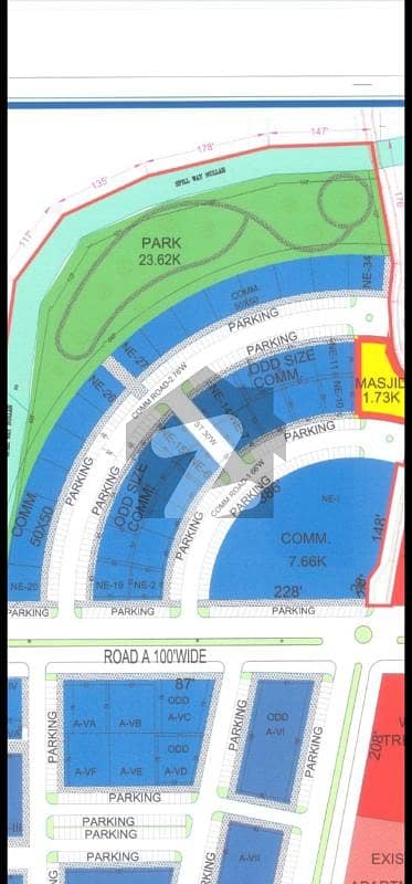 13 Marla Main Commercial Short Corner Plpt Is Available For Sale At D-17 Main Marlaz Near Dam