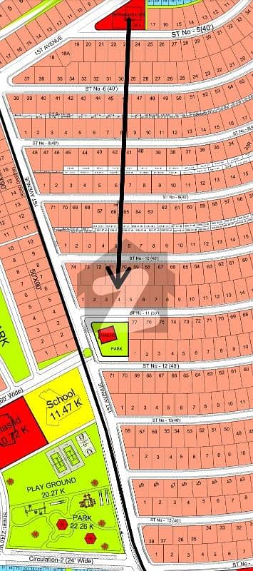 1 Kanal Developed Possesionable Plot Available For Sale. . .