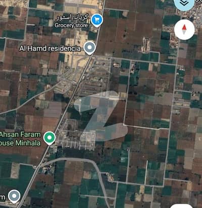 Per Akr Agriculture Land Ideal For Farm Houses 120Fet Front In Minhala Best Opportunity