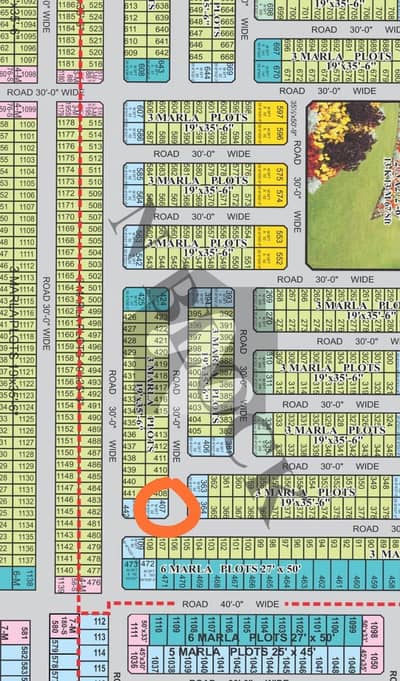 5 Marla Corner Plot For Sale In N Block Near Park & Commercial Shops Houses Built Nearby