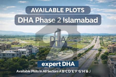 One Kanal Plot For Sale prime location plot for sale in DHA 2 Islamabad very reasonable price ready for Construction call for details