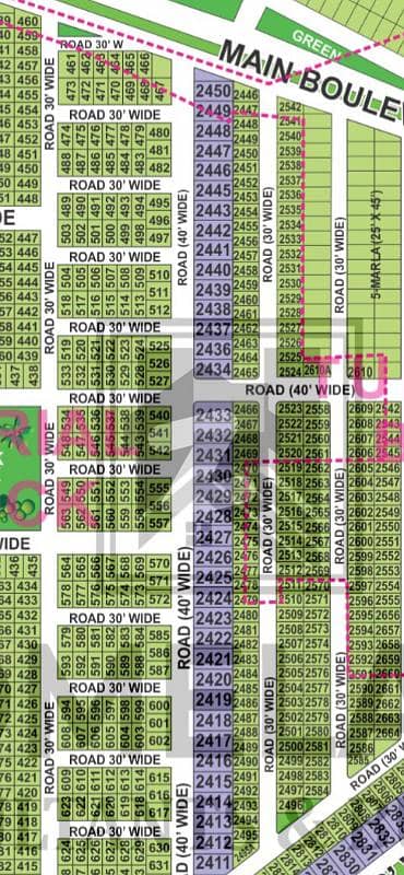 پارک ویو سٹی ۔ تولپ ایکسٹینشن بلاک پارک ویو سٹی,لاہور میں 5 مرلہ رہائشی پلاٹ 45.0 لاکھ میں برائے فروخت۔